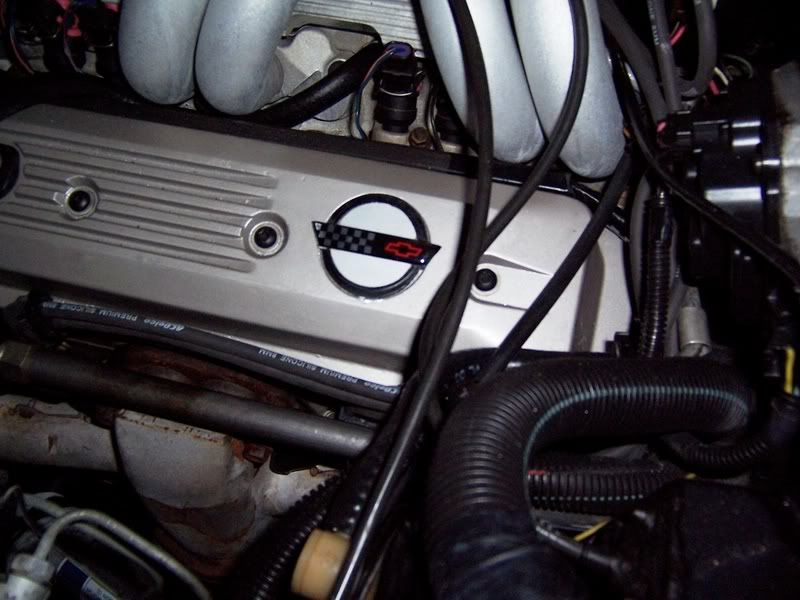 Homemade valve cover logo for my 91 (pics) CorvetteForum Chevrolet